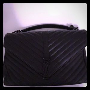 YSL/Saint Laurent College Large Matelasse bag